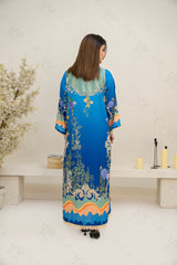 HDI Blue Combination Kaftaan Shirt